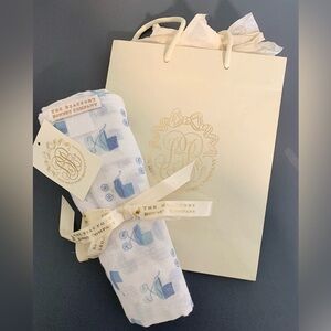 NWT sold out TBBC Baby Blue Carriage Swaddle